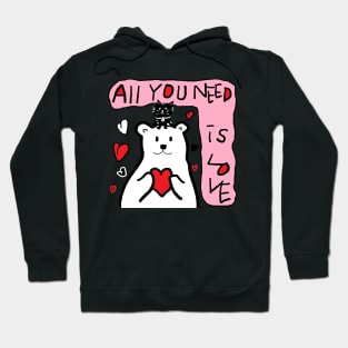 all you need is love Hoodie